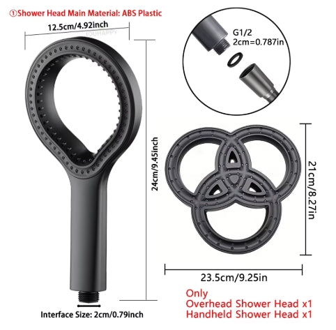High pressure shower
