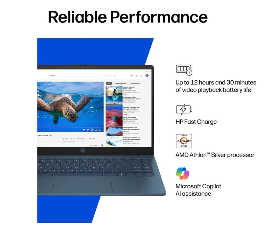 HP 14 inch HD Windows Laptop