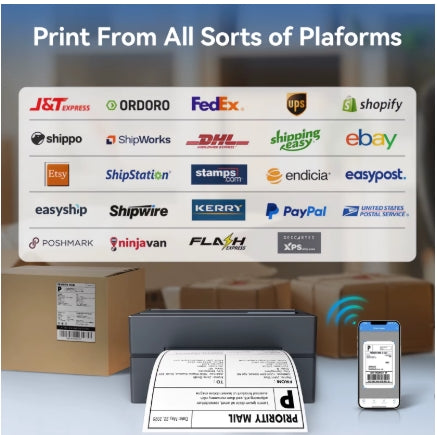 Thermal Label Printer Portable