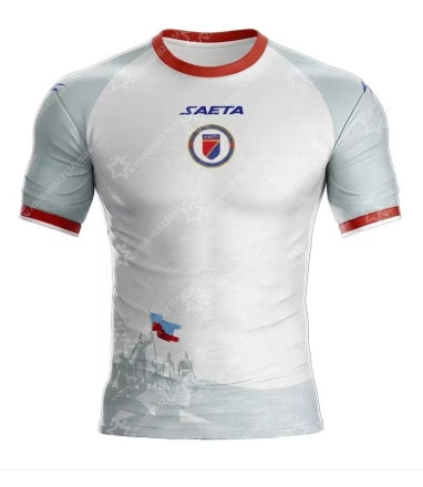 New Haiti Soccer Jersey Short Sleeve Sport T-Shirt
